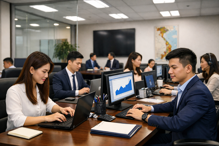 Modern Vietnamese office